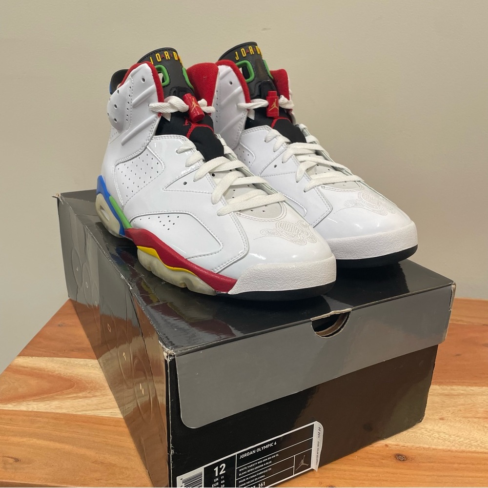 Jordan 6 Retro Olympic Flag Beijing Men’s Size 12 NWT Box Receipt Perfect Cond